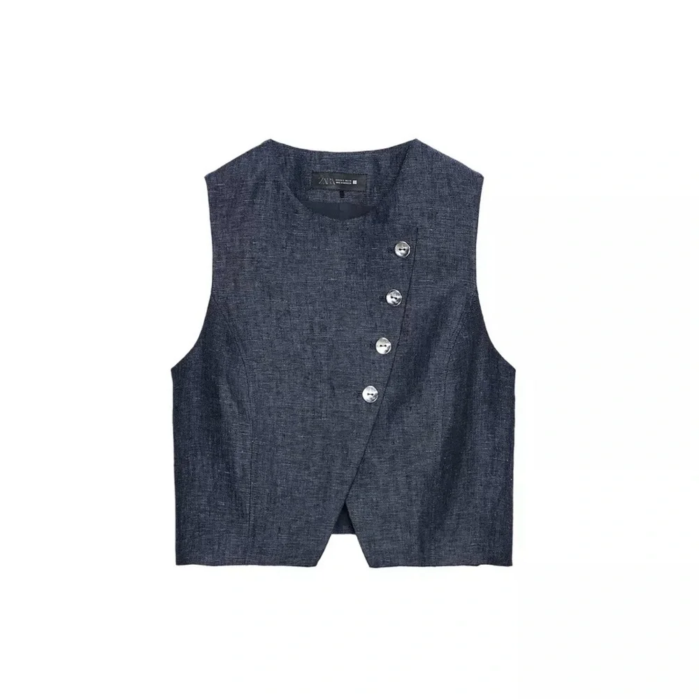 Zara LUXE 100% linen set.. - Picture 4 of 12